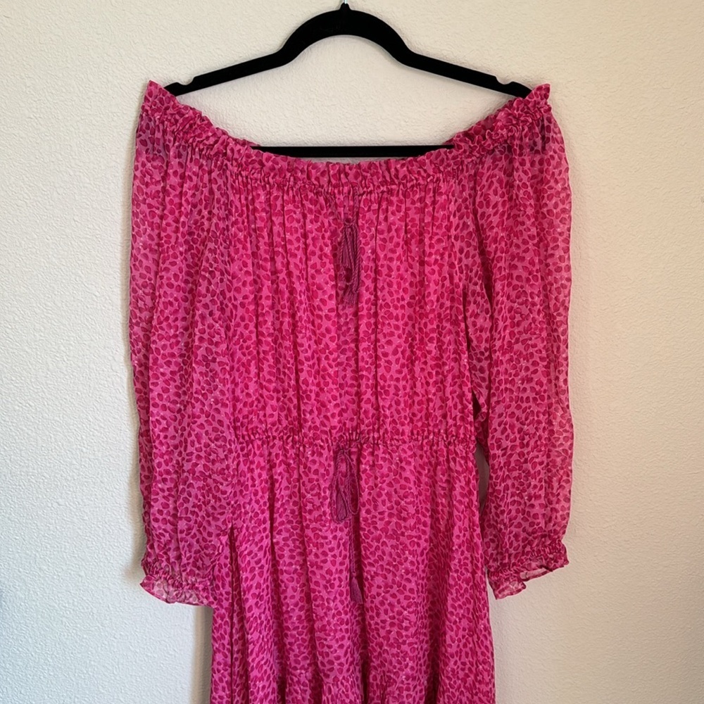 Diane von Furstenberg Pink Floral Silk Dress